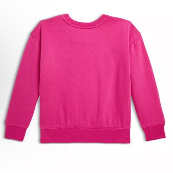 Polo Ralph Lauren Sweater Pink Preppy Bear L/S Patches Pull Over - Picture 3 of 5